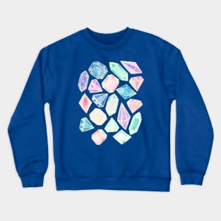 Watercolor Gems Crewneck Sweatshirt